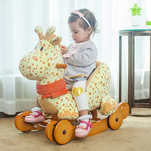 Baby Rockers with Wheels - Lovely Giraffe