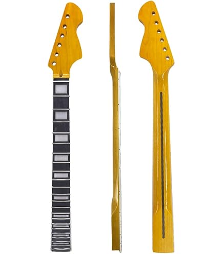 Amazon.com: Amuic Electric Guitar Neck, 22 Frets Wenge Neck with