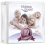 Mibio Hypoallergenic Cotton Fitted Queen Size Mattress Protector