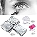 Under Eye Pads Lint Free Lash Extension Eye Gel Patches & Eyelash Mascara Brushes Wands Applicator Makeup Brush & Nail Art Tattoo Glue Rings Holder Beauty Tools (100 PACKS)