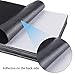 Caydo 20 Pieces Black Craft Adhesive Back Felt Sheets Fabric Sticky Back Sheets, 8.3 by 11.8