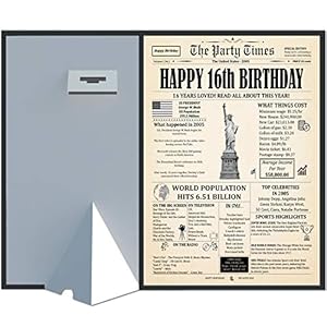 Birthday Newspaper Poster