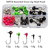 Shaddock-Fishing-46-50pcsbox-Assorted-Jig-Heads-Hooks-Ice-Fishing-Jig-Hooks-Fish-Feather-Round-Lead-Hook-Fishing-CrappieMarabou-Jigs-Tackle-Kit