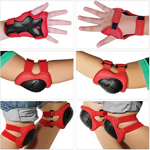 image for F&G Kids Protective Gear Set Knee Pads Elbow Pads Wrist Guards for You
