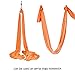 Aerial Silks Starter Kit - Durable 11Yards of Aerial Yoga Hammock with Hardware, Aerial Swing for Acrobatic Flying Yoga & All Levels (Aerial Rigging Point Up to 14ft)