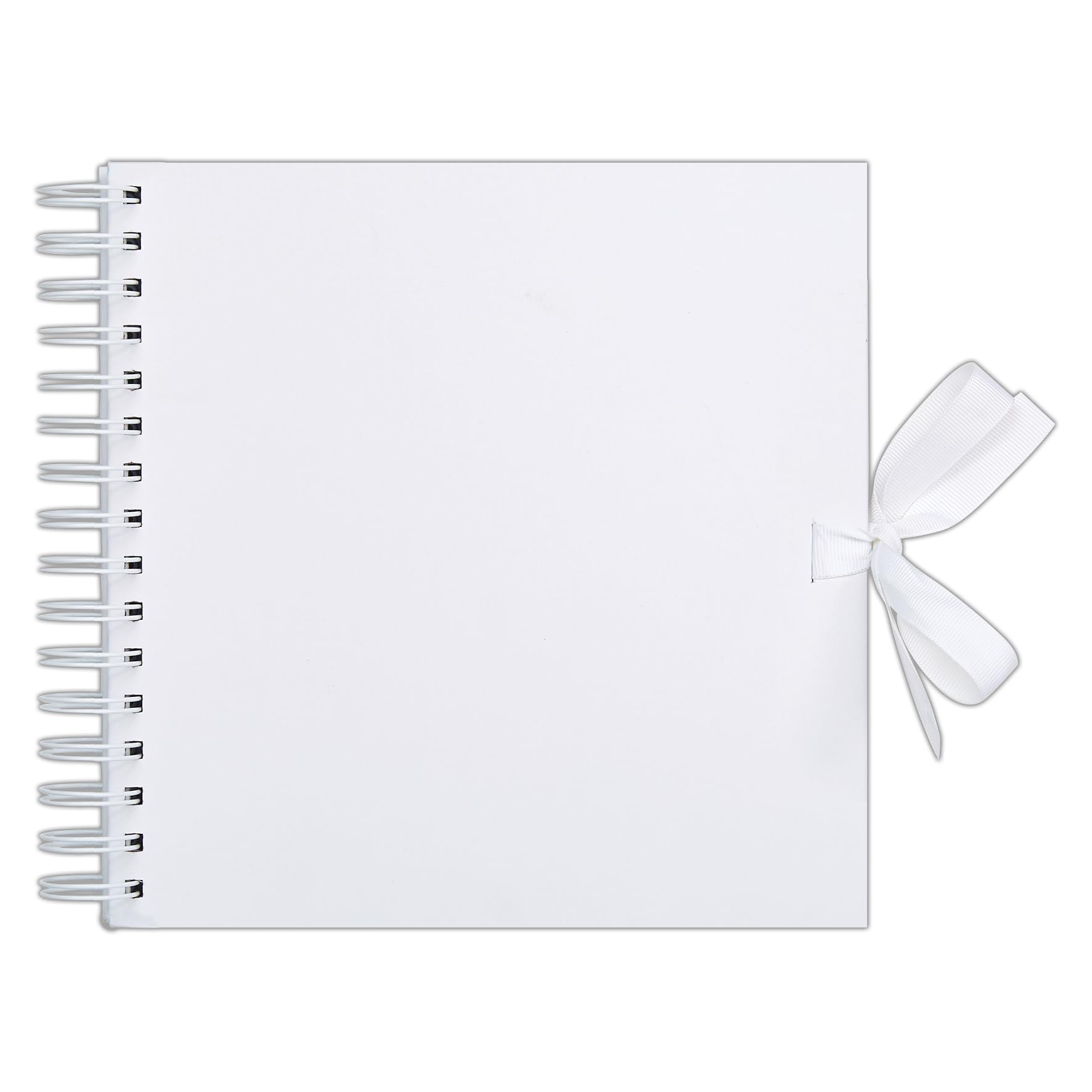 Papermania Scrapbook, White, 12 x 12", 40 Sheets, Create Your Own Photo Album, Ideal Wedding Book, For Home Memories, Add Photo Paper, Scrapbook Stickers & Scrapbooking Supplies & Accessories