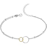 LeCalla 925 Sterling Silver Bracelets for Women | Women’s Link Bracelets | Italian Bead Ball Chain Bracelet | Mother's Day Birthday Anniversary Fashion Jewelry Gift for Women