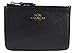 Coach Crossgrain Leather Coin Case w Key Chain 64064 Black