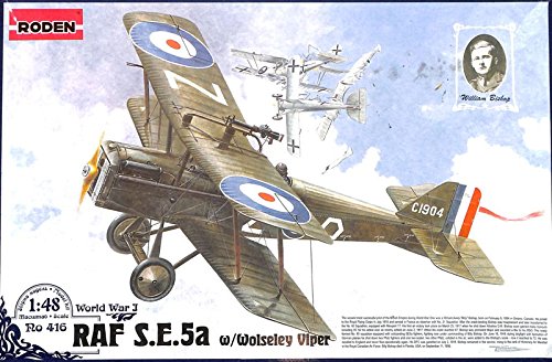 Roden 1:48 RAF S.E.5a with Wolseley Viper Plastic Model Kit #416