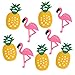 Tropical Party Decorations Banner Flamingo Pineapple For Luau Hawaiian Summer Party Supplies
