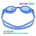 USHAKE Kids Child Swim Goggles, Anti-Fog UV Protection Soft Silicone Frame Swimming Goggles with Clear Lenses, Easy to Use for Kids Children and Early Teens (Ages 4-12)