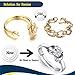 Ring Size Adjuster with Jewelry Polishing Cloth,3 Sizes Fit for Any Rings,Clear Ring Sizer,Perfect for Loose Rings,Pack of 12(2mm/3mm/4mm)