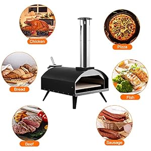 Kevirice Outdoor Pizza Oven, Portable Pizza Oven with Pizza Stone u0026  Peel,Stainless Steel Outdoor Countertop Pizza Ovens, Wood Fire Pizza Maker  for Outdoor Backyard Cooking | Guatemala Digital - guatemaladigital.com