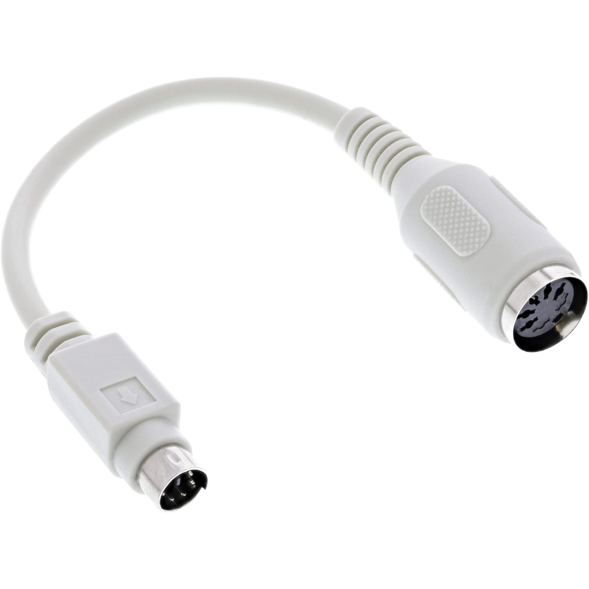 InLine 39340 Keyboard Adaptor Cable 5-Pin DIN Female to PS/2 Male Length: Approx. 10 cm