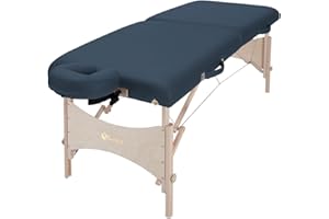 EarthLite Harmony DX Portable Massage Table Package, Includes Table + Face Cradle + Carrying Case, 30" x 73", Agate