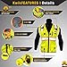 KwikSafety - Charlotte, NC - CLASSIC Safety Vest [JUMBO Pocket] Class 2 ANSI OSHA High Visibility Reflective Heavy Duty Mesh Zipper HiVis Construction HiViz Work Gear/Yellow Large