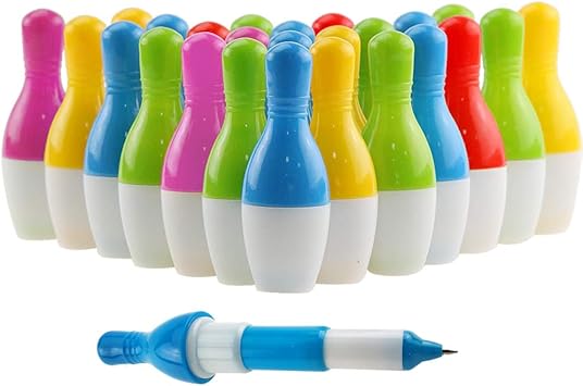 Winterworm Dicke Bowling Kugelschreiber Bowling Stifte Bowling Party Geschenke Fur Bowling Fans 25er Set Amazon De Burobedarf Schreibwaren