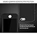 iPhone 5S Case, iPhone 5 Case, iPhone SE Case, VANSIN 360 Full Body Protection Hard Slim Case with Tempered Glass Screen Protector for Apple iPhone 5 5S SE (4.0-inch) - Black