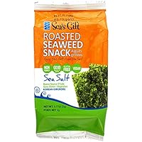 Sea's Gift Korean Seaweed Snack (Kim Nori), Roasted & Sea Salted, 0.17-Ounce Bags (Pack of 24)