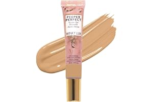 Winky Lux Peeper Perfect Under Eye Concealer, Makeup & Eye Brightener, Full Coverage Concealer for Dark Circles, Color Corrector & Eye Primer, With Collagen, Hyaluronic Acid & Vitamin E (Light Medium)