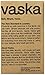 vaska Perfect Laundry Detergent, Scent Free, 42 Fluid Ounce