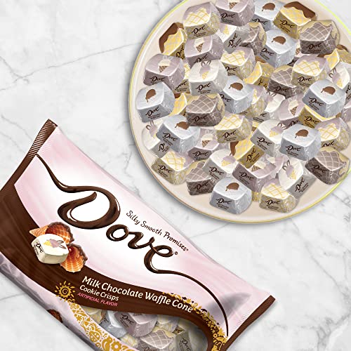 DOVE PROMISES Milk Chocolate Waffle Cone Cookie Crisps Easter Candy, 7.94 oz Bag Pricepulse