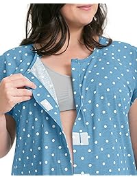 Bravely Camisón para parto, el regalo perfecto para baby shower para maternidad, hospital, amamantar