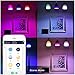 Sansi Smart RGB Light Bulb, Wi-Fi, A19, Dimmable, Group Control and Music Control, Works with iPhone and Android