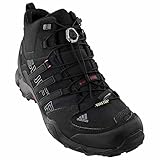 adidas Outdoor Terrex Swift R Mid GTX Hiking Boot - Men's Black/Vista Grey/Power Red 10.5