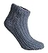 Cariloha Bamboo-Viscose Ankle Softy Sock - Includes Silicone Beads - Non-Slip Socks - Odor-Resistant - Provides Added Comfort - Blue Lagoon
