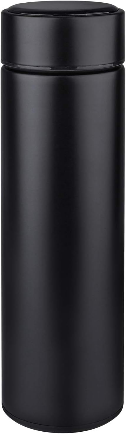 Miai Home Smart Water Bottle 450ml Stainless Steel Vacuum Insulated Drinking Cup with Automatic Reminder LCD Temperature Display Sport Drink Flasks