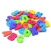 Munchkin-Learn-Bath-Toy-36-Bath-Foam-Letters-and-Numbers-Letters-A-Z-Numbers-0-9 Munchkin Learn Baby Bath Foam Letters & Numbers, Mess-Free Baby Bath Toys & Shower Toys, Sticks on Tiles & Porcelain…