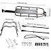 Viment 110 lbs Capacity Bicycle Rear Rack Adjustable Pannier Bike Luggage Cargo Rack Bicycle Carrier Racks with Reflective Logo