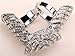 YACQ Women's Double Full Finger Armor Knuckle Long Ring Adjustable Halloween Party Costume Jewelry Accessories Gifts