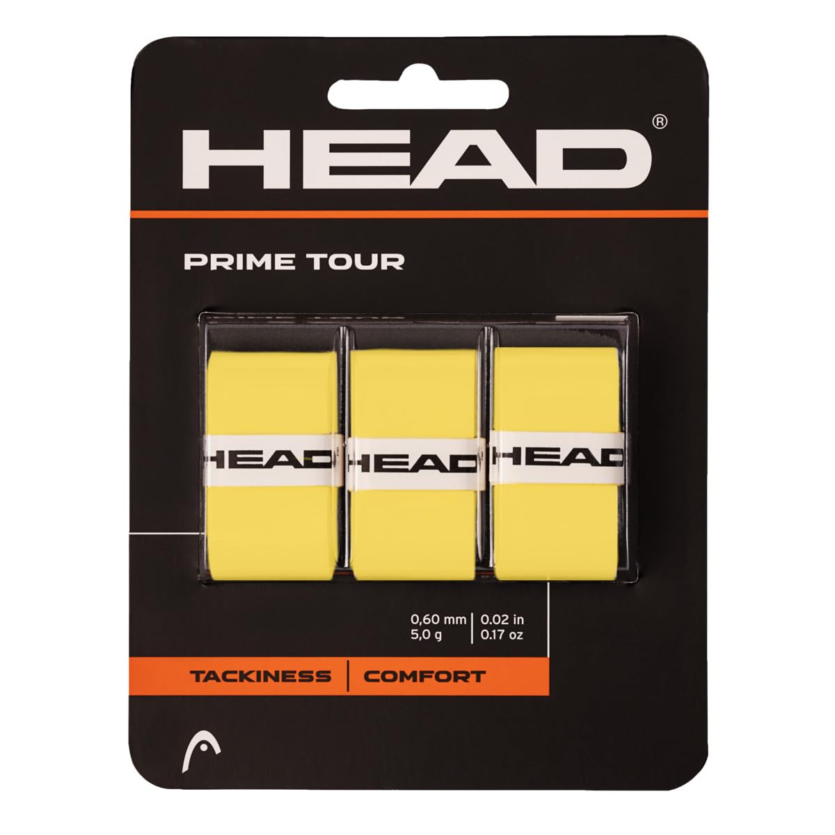 Head Prime Tour Overgrip 3 Pack Yellow