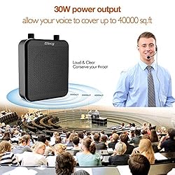 Giecy Voice Amplifier, Giecy 30W 2800mAh
