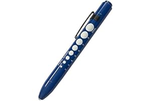 Prestige Medical Soft Led Pupil Gauge Penlight with Poly Bag Packagaing, Royal