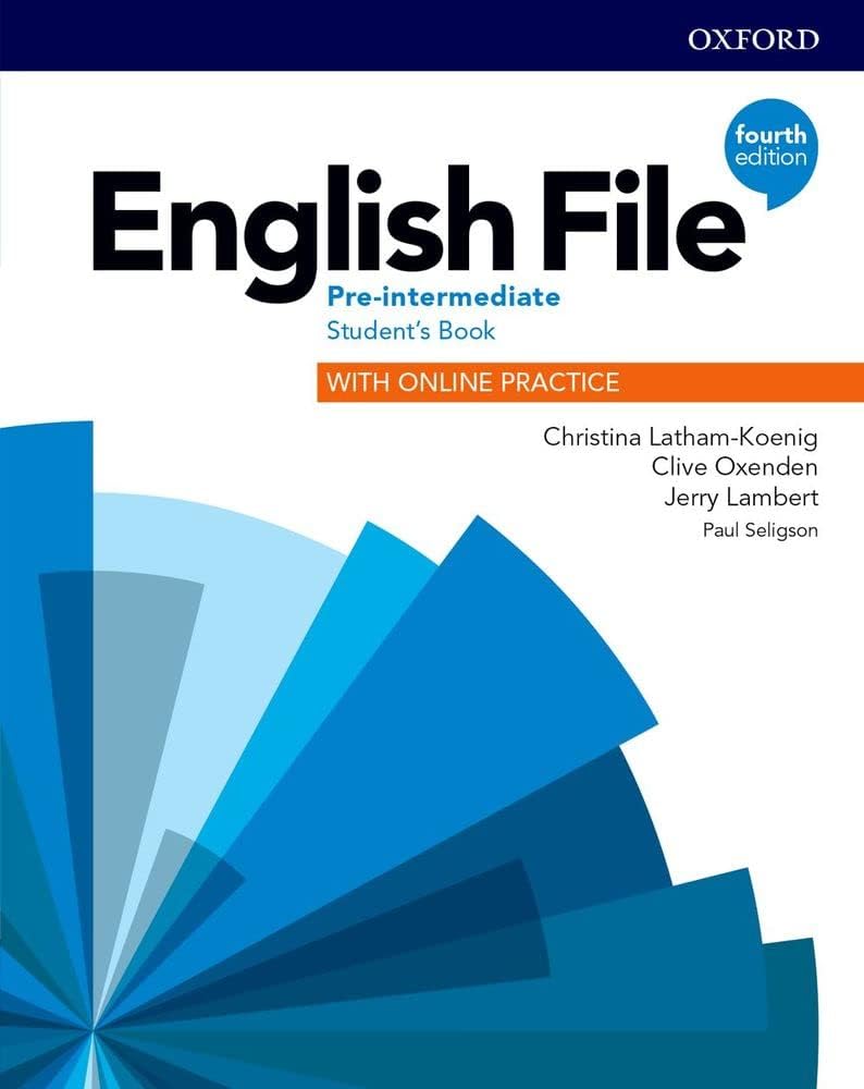 TOEFL & TOEIC - English file 4th edition pre-intermediate; student's book with online practice