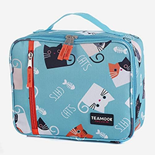 LALLing Picnic Bag Cute Cat Insulated Portable Lunch Bags For Women Kids Men Outdoor Leak-Proof Children Lunch Box Cooler Food Bag
