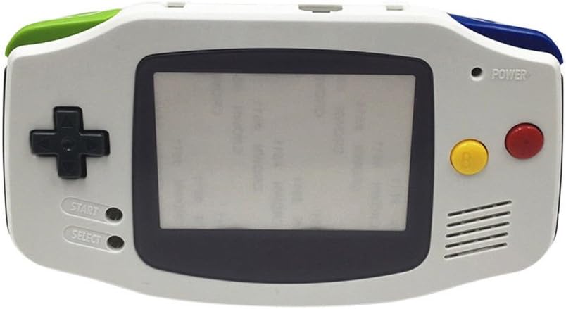 Xinvision White Replacement Full Housing Shell Case Cover w/Lens for Nintendo Gameboy Advance GBA