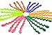 Elecrainbow 100 Count 42 Inches Thickened Assorted Spiral Balloons,Long Colorful Balloons for Birthday Wedding Anniversary Graduation Party Decorations