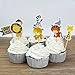 Fashion 24 Count Zoo Animal Cupcake Toppers Picks, Puffy Picks, Cake & Party Decoration