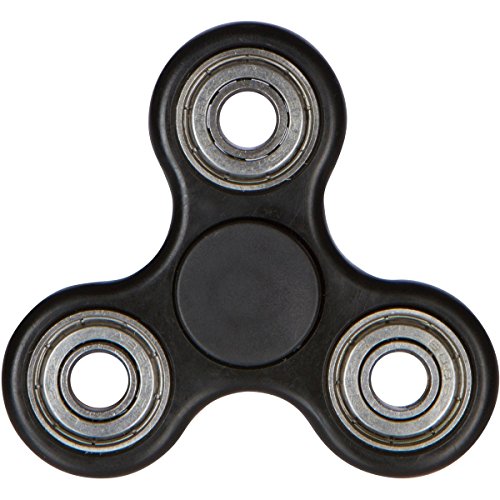 Fidget Family Fidget Spinner Toy Stress Reducer - Perfect For ADD, ADHD, Anxiety, And Autism Adult Children (Black)