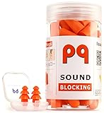 PQ Soft Earplugs for Sleep - Sound Blocking - 35 Pairs & 1 Bonus Pair of Reusable Earplugs