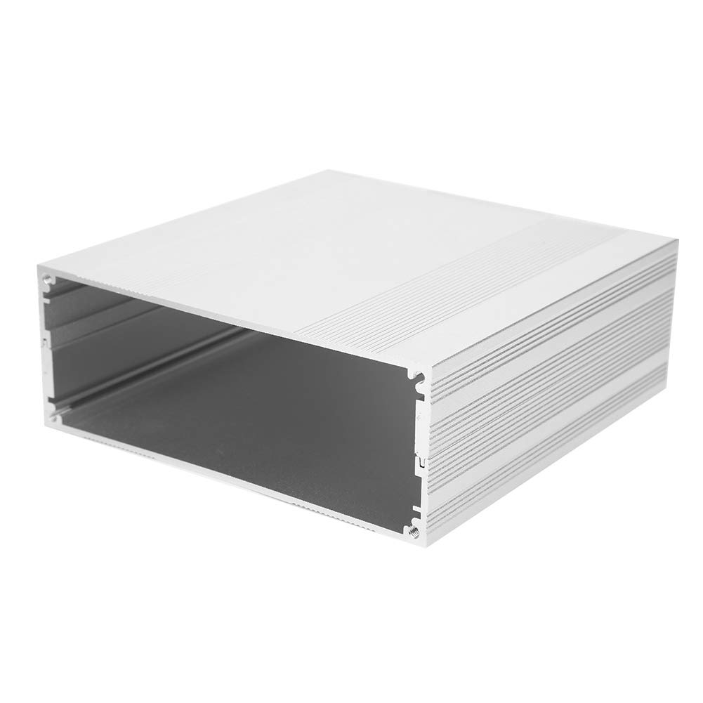 Split-Type Aluminum Project Box Junction Casing Aluminum Cooling Enclosure Electronic Heat Dissipation Casing DIY Shell Circuit Board Casing 54x145x200mm