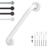 Tesuchan 12 Inch Grab Bars for Wall White | Safety Shower Grab Bars for Seniors Elderly Handicapped, Handicap Grab Bars for Shower with Concealed Screws