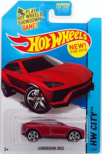Hot Wheels, 2015 HW City, Lamborghini Urus [Maroon] 23/250