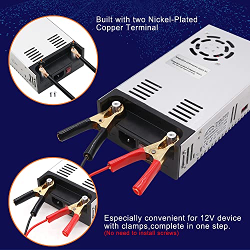 New Version AC to DC Converter, EAGWELL SMPS 110V AC to 12V DC Converter Power Supply Adjustable