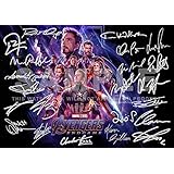 Avengers Endgame Print RDJ, Stan Lee, Chris Pratt, Tom Hiddleston, Chris Hemsworth, Chris Evans, Black Panther, Spiderman, Ca