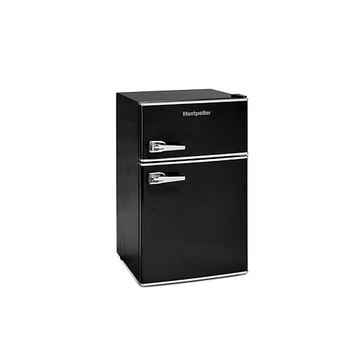 Montpellier Mab2030k Mini Retro Freestanding Under Counter Fridge